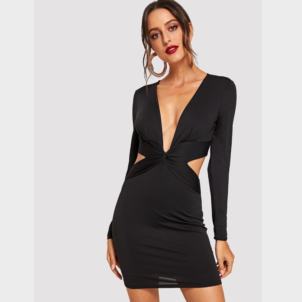 Rouge! Black Mini Dress
